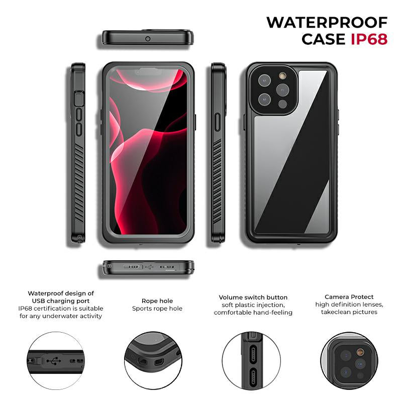 Premium Case für Apple iPhone "Waterproof", Case Handyhülle