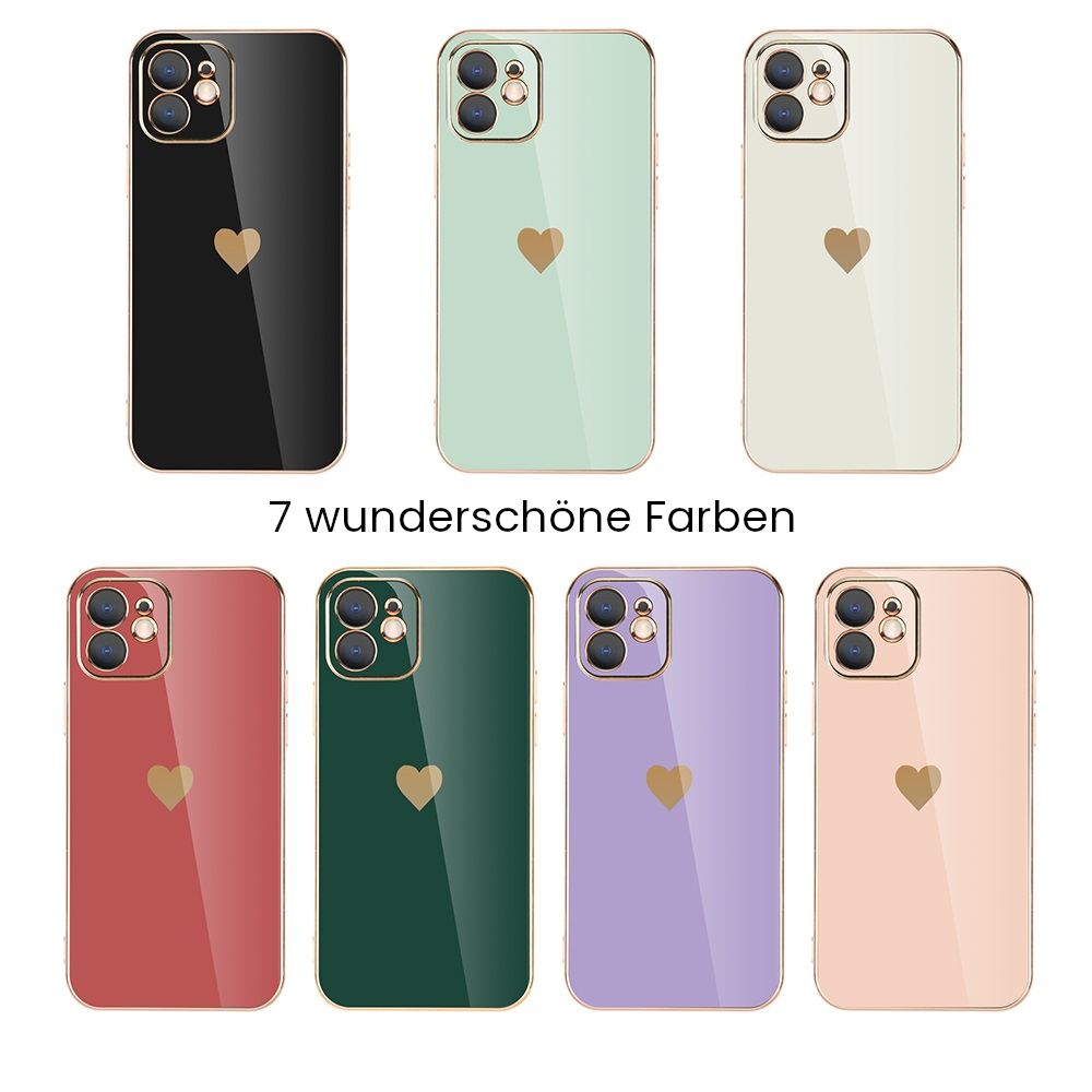 Premium Case für iPhone "Love & Smile", Handyhülle Handyhüllen