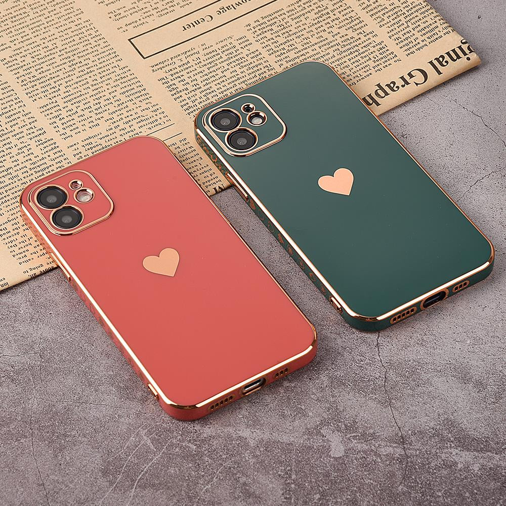 Premium Case für iPhone "Love & Smile", Handyhülle Handyhüllen