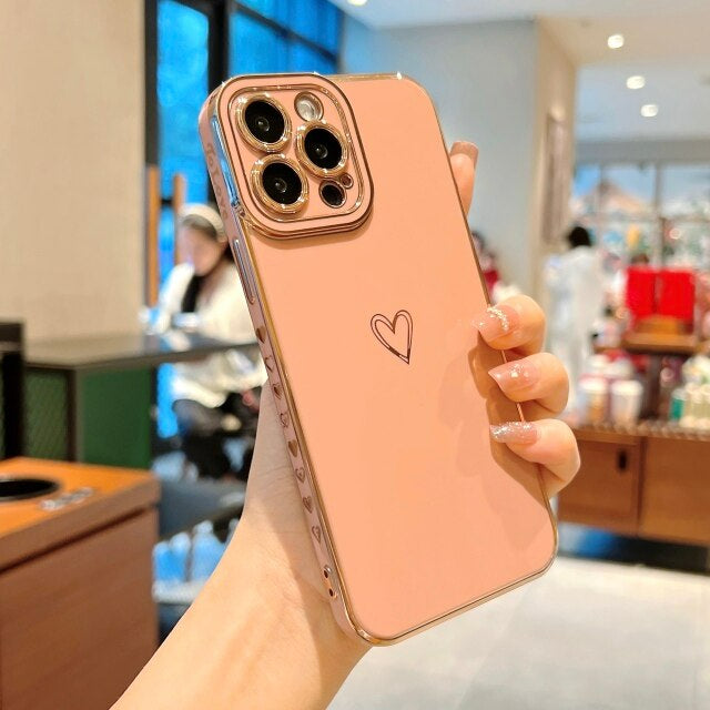 Premium Case für iPhone "Love", Handyhülle Handyhüllen