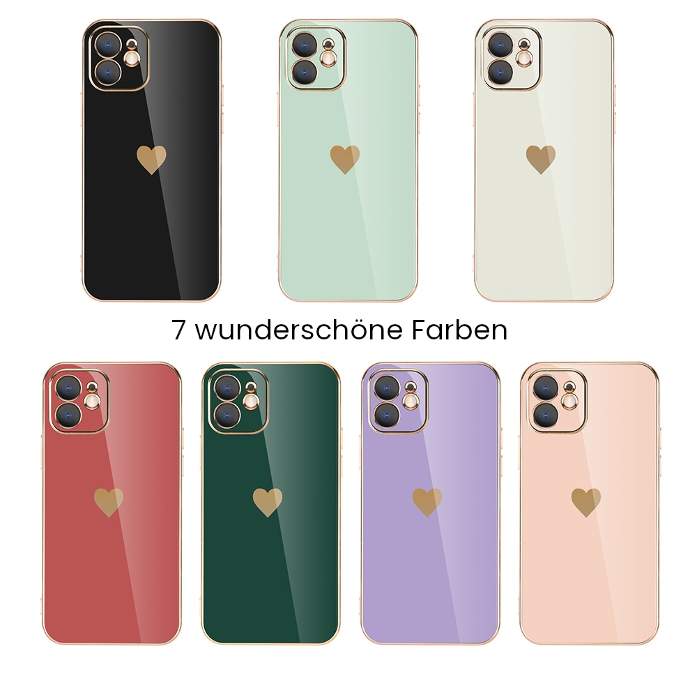 Premium Case für iPhone "Love & Smile", Handyhülle Handyhüllen weitere Modelle