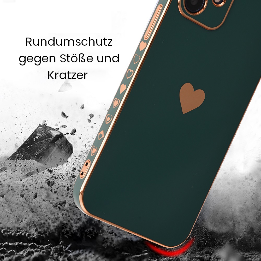 Premium Case für iPhone "Love & Smile", Handyhülle Handyhüllen