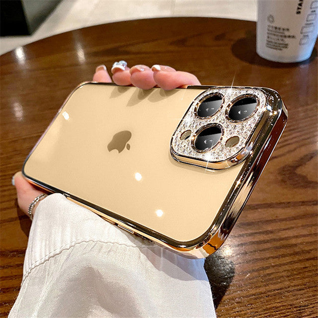 Premium Case für iPhone "Glitter", Handyhülle Handyhüllen weitere Modelle